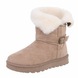 Bottes d'hiver brunes kaki en daim Bahia_