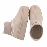 Beige daimen winterlaarsje Annie_