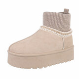 Beige daimen winterlaarsje Annie_