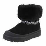 Zwarte daimen winterboot Roxanne_