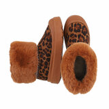 Daimen winterboot Roxanne in leopardlook_