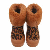 Daimen winterboot Roxanne in leopardlook_