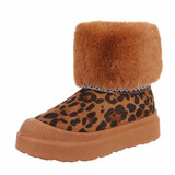 Daimen winterboot Roxanne in leopardlook_