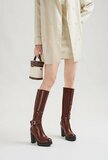 Bottes hautes camel chic Anca_