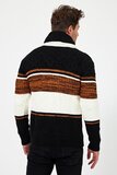 Pull homme fashion blanc-noir-brun_