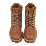 Camelkleurige boot Rebekka_