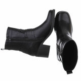 Zwarte biker-western boot Florentina_