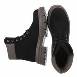 Zwarte suede boot Chrissy_