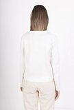 Wit-beige-zwarte cardigan_