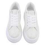 Witte lage sneaker Alegra_