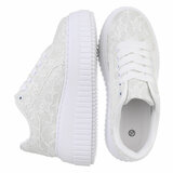 Witte lage sneaker Alegra_