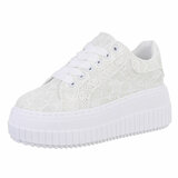 Witte lage sneaker Alegra_