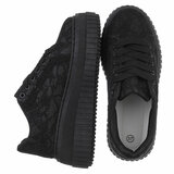 Zwarte lage sneaker Alegra_