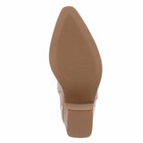 Halfhoge kaki beige daimen western-biker laars Pavlina_