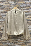 Chique gouden korte blouse _