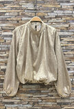 Chique gouden korte blouse _