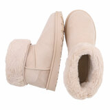 Beige daimen winterboot Ayala_