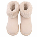 Beige daimen winterboot Ayala_