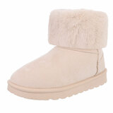 Beige daimen winterboot Ayala_