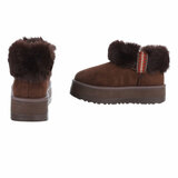 Bruine daimen winterboot Janie_