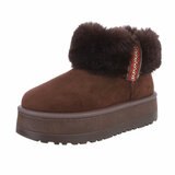 Bruine daimen winterboot Janie_