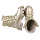 Gouden winter-snowboot Asilay_