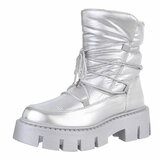 Zilveren winter-snowboot Asilay_