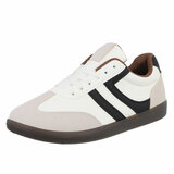 Beige mixed lage sneaker Akara _