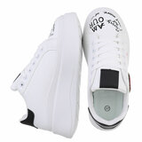 Witte lage sneaker Florence_