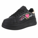 Zwarte lage sneaker Florence_