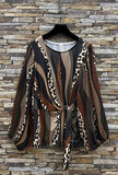 Mooie zwarte mixed blouse_