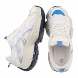 Blauwe lage sportieve sneaker Corola_