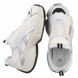 Beige lage sportieve sneaker Corola_