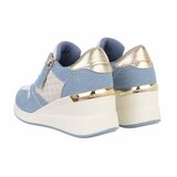 Jeans blauwe hoge sneaker Ariesta_