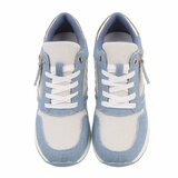 Jeans blauwe hoge sneaker Ariesta_