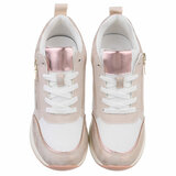 Beige hoge sneaker Benita_