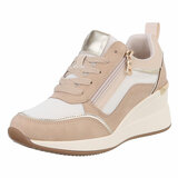 Camel hoge sneaker Benita_