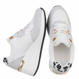 Witte hoge sneaker Bintou_