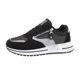 Zwarte lage sneaker Coba_