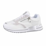 Witte lage sneaker Coba_