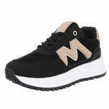 Zwarte lage sneaker Jannelie_