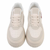 Beige lage sneaker Beata_