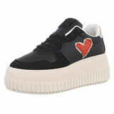 Zwarte lage sneaker Beata_