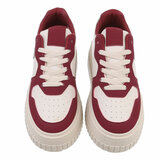 Bordeaux lage sneaker Beata_