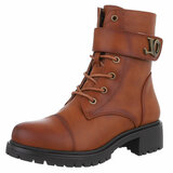 Camel halfhoge boot Angelika_