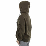 Kaki groene oversized hoodie met opschrift_