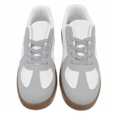 Wit-grijze lage sneaker Christine_