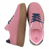 Fuchsia lage sneaker Kitty_