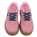 Fuchsia lage sneaker Kitty_