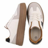 Beige lage sneaker Kitty_